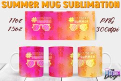 Summer Mug Sublimation | Mug 11 Oz 15 Oz | PNG 300 DPI v.1 Product Image 1