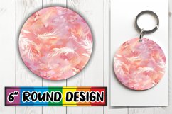 Radiant Reveries: Abstract Pattern Sublimation Coaster Galle Product Image 1