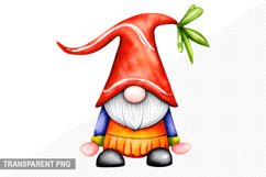 Halloween Gnome - Halloween Gnome Sublimation Design Product Image 1