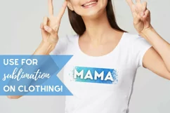 Cute Mom & Grandma Sublimation Mother's Day Nana Mom Design Product Image 2