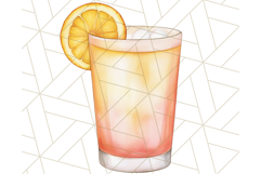 Cocktail Clipart PNG, Mixed Drinks, Bar Drinks Clipart Product Image 5