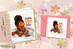 Bubbles Bling & Bliss PNG Glam Girl Sublimation Product Image 9