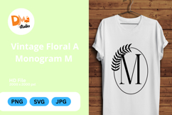 Vintage Floral Monogram Product Image 1