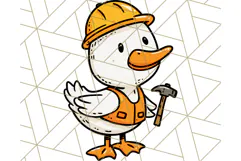 Goose Occupation Clipart PNG, Cute Job-Themed Graphics Product Image 5