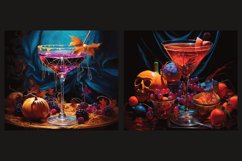 Halloween cocktail wrap designs for 20oz skinny tumblers Product Image 4