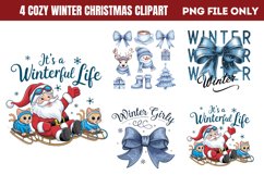 Cozy Winter Sublimation Clipart PNG Product Image 1