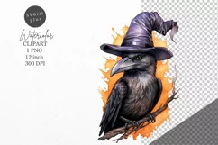 Halloween clipart, Raven clipart, Autumn clipart Product Image 1