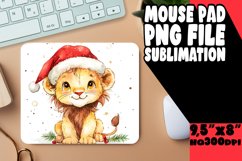 Radiant Desk Pad Sublimation Magic, Christmas Animals Product Image 1