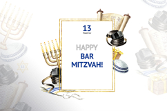 Bar Mitzvah. Watercolor collection Product Image 14