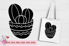 Cactus in a pot clipart in Svg Eps Dxf Png Product Image 2