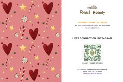 Christmas Patterns Santa Winter Print Digital Paper JPEG Product Image 13