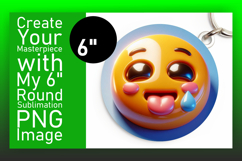 Stylish Circle Design for Coasters , 3D Emoji Product Image 1