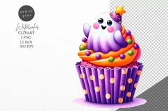 Halloween clipart, Cupcake clipart, Autumn clipart Product Image 1