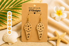 Summer Earrings Laser Cut SVG Bundle Product Image 14