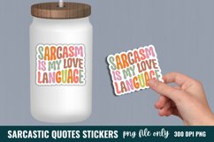 Sarcastic Quotes Sticker, Funny Stickers, Sarcastic Stickers Product Image 1