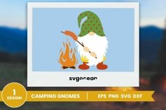 Camping Gnomes SVG Bundle | Hiking | Fishing Product Image 2