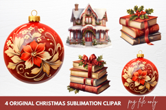 Original Christmas Sublimation Clipart Product Image 1