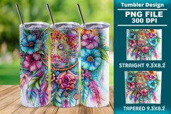 Dreamcatcher 20oz skinny Tumbler wrap design png Product Image 1