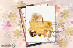 Yellow Summer Vibes Beach Tote Design -Sunshine Vacation PNG Product Image 12