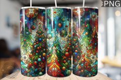 Christmas Tree Tumbler Wrap Design |High Quality 300 Dpi Product Image 1