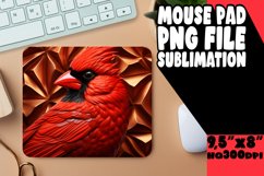 Enchanted Winter 3D Christmas Sublimation Mouse Pads Product Image 1