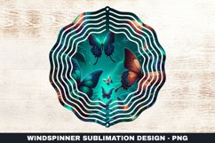 Butterfly Wind Spinner Sublimation Design Product Image 1