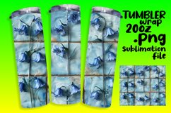Floral Elegance Sublimation Tumbler Wraps - 20oz Product Image 1