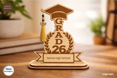 Graduation Tassel Holder Laser Cut | Glowforge | SVG Product Image 1