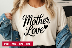 Mother Love Script Typography SVG PNG Product Image 1