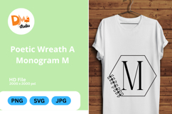 Poetic Wreath Monogram Logo Product Image 1