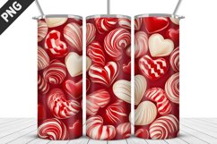 Lovely Hearts Tumbler Design | Valentine&#039;s Day Tumbler Wrap Product Image 5
