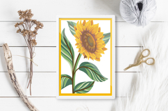 Sunflower light box SVG / Sunflower/ Sunflower paper cut Product Image 3