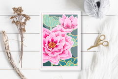 Lotus Layered papercut / Flower Layered papercut Product Image 3