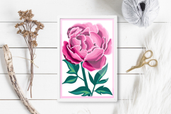 Peonies paper flowers cricut machine / Peonies layered paper Product Image 3