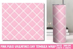 Valentines Day Pink Tumbler Wrap Product Image 1