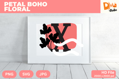 Petal Boho Floral Monogram Product Image 1