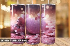 3D Valentine&#039;s Day PNG Tumbler Design Product Image 1