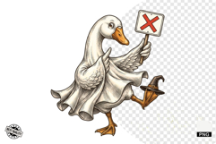 Halloween Ghost Goose PNG Product Image 1