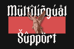 Rocky Past - Blackletter Display Font Product Image 7