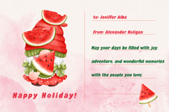 Watermelon Splash - SVG Font Product Image 13
