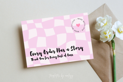 Free Thank You Card Template Canva Editable Design Instant Product Image 3