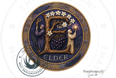 Round Celtic Zodiac Signs Clipart PNG Set 2- Irish Mythology Product Image 4