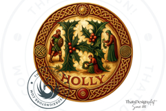 Round Celtic Zodiac Signs Clipart PNG Set 2- Irish Mythology Product Image 7