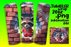 GRACEFUL 20oz PNG Tumbler Wrap , Xmas Product Image 1