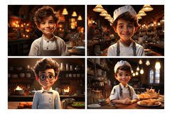 3D Character Boy Chef with relevant environment Set 13 Product Image 2