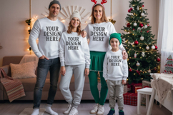 Christmas Family Group Matching Tshirt Mockups Product Image 1