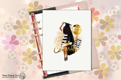 Graduation Girl PNG Congrats Grad Glam Fashion Design Product Image 9