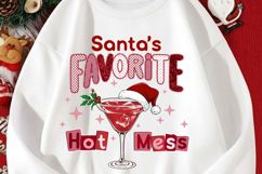 Santa’s favorite hot mess png, Hot Mess Christmas Png Product Image 1