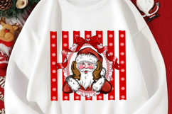 Santa PNG, Santa Coquette PNG, Christmas Coquette PNG Product Image 3