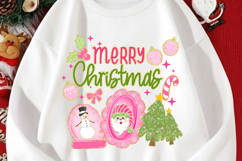 Merry Christmas PNG, Pink Christmas Png, Holiday Png Product Image 3